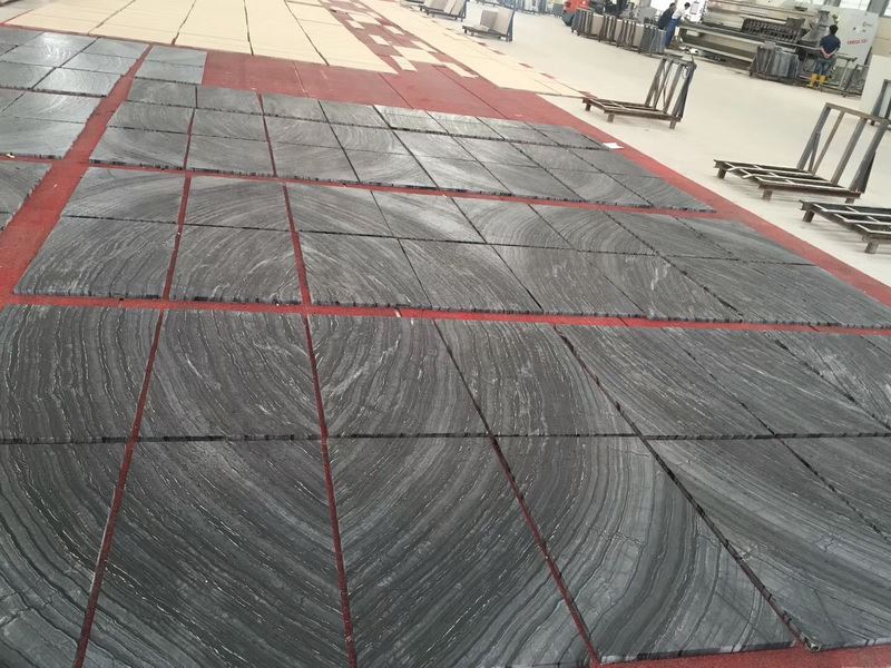 Black Wood-Black Forest Marble bookmatched tiles.JPG