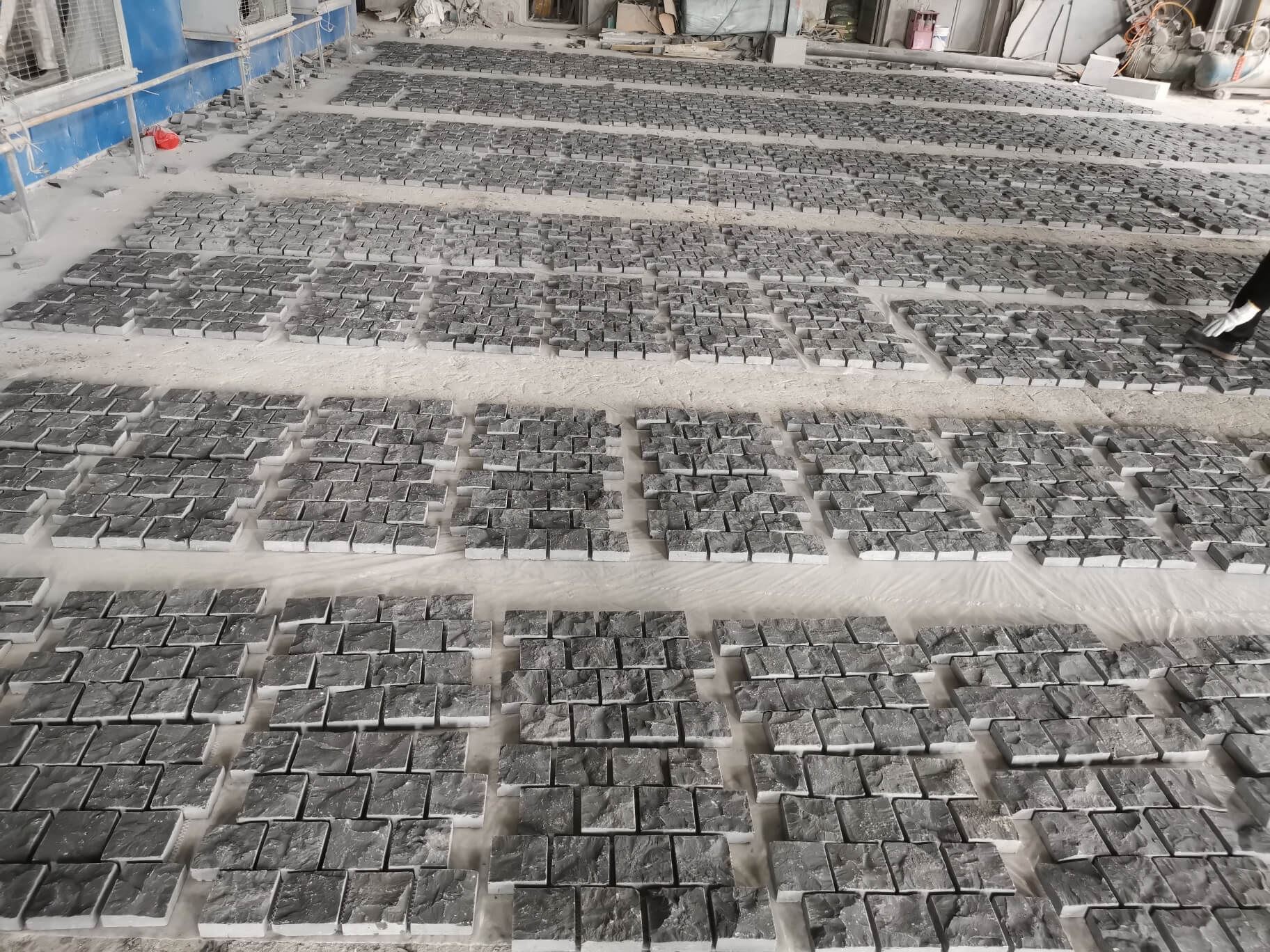 black basalt paving stone
