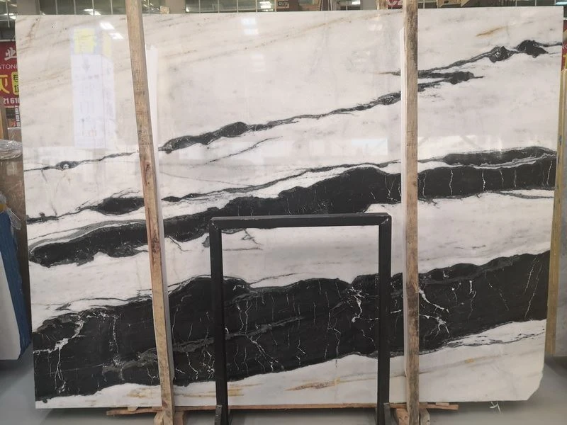 Luxury Panda White Marble slabs for interior decoration.jpg Luxury Panda White Marble slabs for interior decoration.jpg