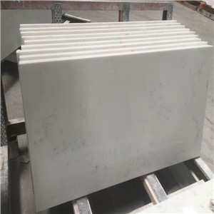 خالص سفید کوارٹج پتھر کی ٹائلیں۔