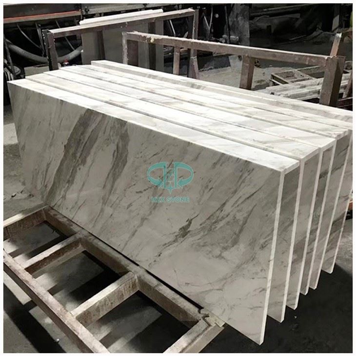Volakas White Marble Countertop Slabs
