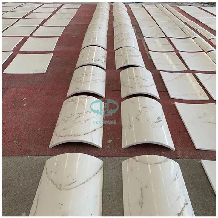 White Marble Column Tiles